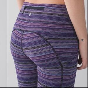 Lululemon Size 4 Pant Space-Dyed Tight Purple Leggings